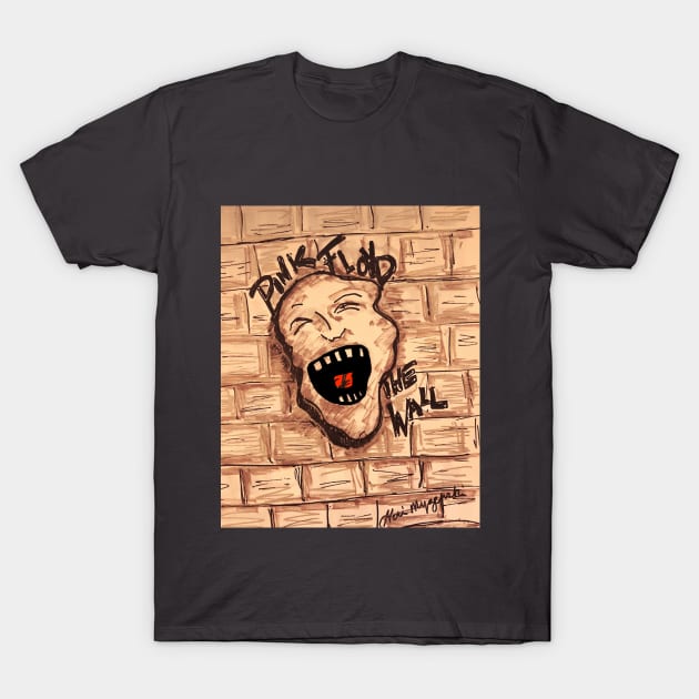Pink Floyd The Wall T-Shirt by TheArtQueenOfMichigan 